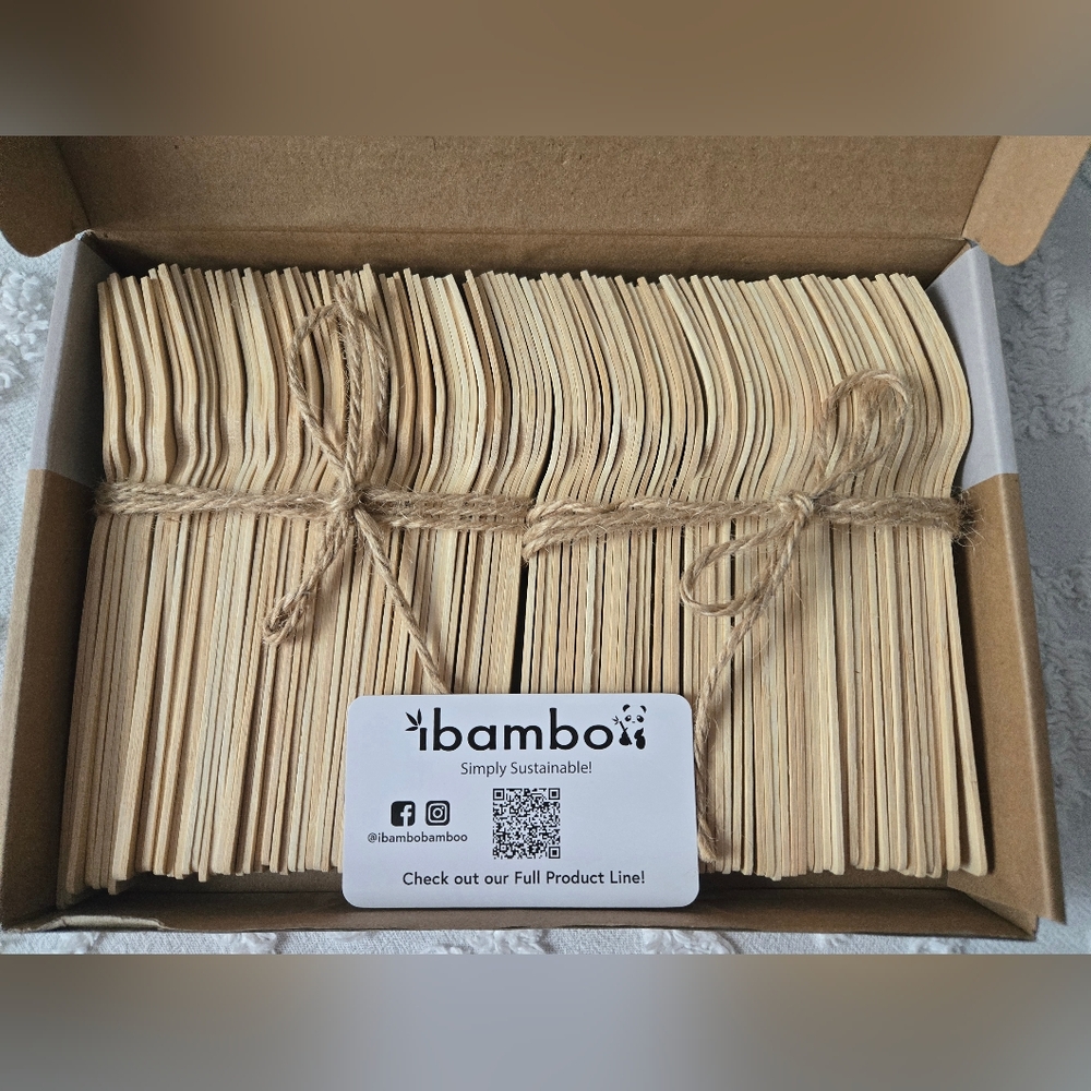 Bamboo Disposable Cutlery Forks